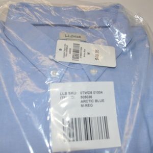 L.L. BEAN ARCTIC BLUE BUTTON DOWN SHIRT